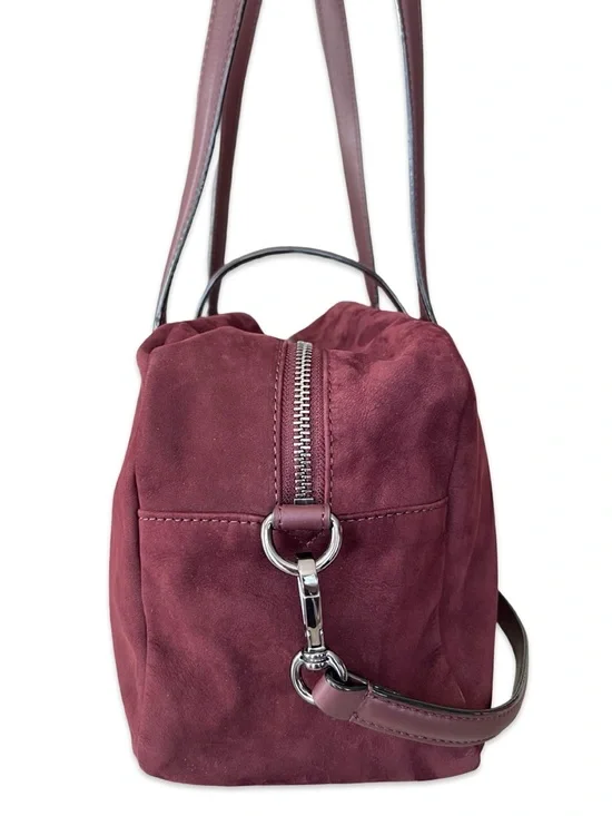 MZ Wallace Nubuck Astor Satchel Satchel Bag with Extra Strap and Pouch - Picture 7 of 17